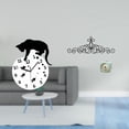 thumbnail image 2 of Reloj de pared,Reloj de pared de gato para sala de estar,dormitorio decorativo.,Decoración de pared con pergaminos,Decoración de pared con pergamino,arte rústico de metal,Figura, 2 of 8