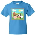 thumbnail image 3 of Inktastic Farm Animals with Cow, Chick and Pig Youth T-Shirt, 3 of 5