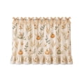 thumbnail image 3 of Farmhouse Kitchen Stove Curtain, Ruffled Lace Stove Cover Curtain with Floral Prints, Decorative Oven Door Curtain for Vintage Kitchen Decor(22*31"), 3 of 5