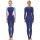 thumbnail image 4 of Traje de baño de una pieza para mujer, traje de surf de manga larga, pantalones nuevos, traje de buceo, traje de baño conservador, 4 of 5
