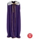 thumbnail image 2 of Bata Beistle para adultos, diseño real de rey o reina, color morado, 2 of 7