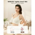 thumbnail image 5 of Daystry Womens Wireless Bras Full Coverage Comfortable Seamless Everyday Bras Soft Light Support Bras, 5 of 8