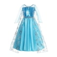 thumbnail image 3 of Disfraz de la reina de las nieves para niña, vestido de princesa de Frozen para fiesta de Carnaval y graduación, 2023, 3 of 4