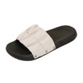 thumbnail image 1 of Amzcrzy Zapatos de mujer,Zapatos de mujer,Zapatillas de mujer, Zapatillas de verano informales y cómodas para mujer, zapatillas planas de suela suave para playa a la moda Sandalias Mujer Zapatillas D, 1 of 6