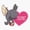 1pcs, variant on Love Monster Creature Fantasy Sticker