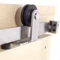 thumbnail image 5 of Renin BD101K-07800-SS Straight Strap Barn Door Hardware Kit, Steel, Bronze, For Barn Door, 5 of 5