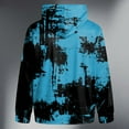 thumbnail image 4 of Pullover Sweatshirt Plain Hoodies Men's Novelty Color Block Pullover Fleece Hoodie Long Sleeve Casual Sweatshirt with Pocket, 4 of 7