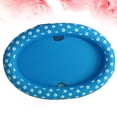 thumbnail image 2 of KAKOWELY 1 Pc Pet Inflatable Swimming Pool Portable Foldable Pool Dogs Cats Floating Mat Water Pond Pool (Blue),55.12"X37.8"X5.91", 2 of 4