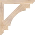 thumbnail image 3 of Ekena Millwork 3 1/2"W x 32"D x 32"H Merced Slat Smooth Bracket, Douglas Fir, 3 of 4