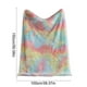 thumbnail image 3 of Manta de franela de terciopelo mullido 39x59in | Poliéster súper suave y ligero | Sofá cálido y acogedor Decoración del sofá cama | Resistente a todas las estaciones | Rosa, gris, azul, gris claro, 3 of 9