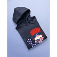 thumbnail image 3 of Gnome Usa Love Hoodie Women -Image by Shutterstock, Female XX-Large, 3 of 4