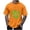 Orange(New), variant on PNTUTB St. Patrick's Day Men's Casual Fashion Print Loose Comfortable Crew Neck Pullover Short Sleeve Tops
