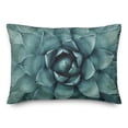 thumbnail image 2 of Creative Products Teal Succulent 14x20 Indoor / Outdoor Pillow, 2 of 3