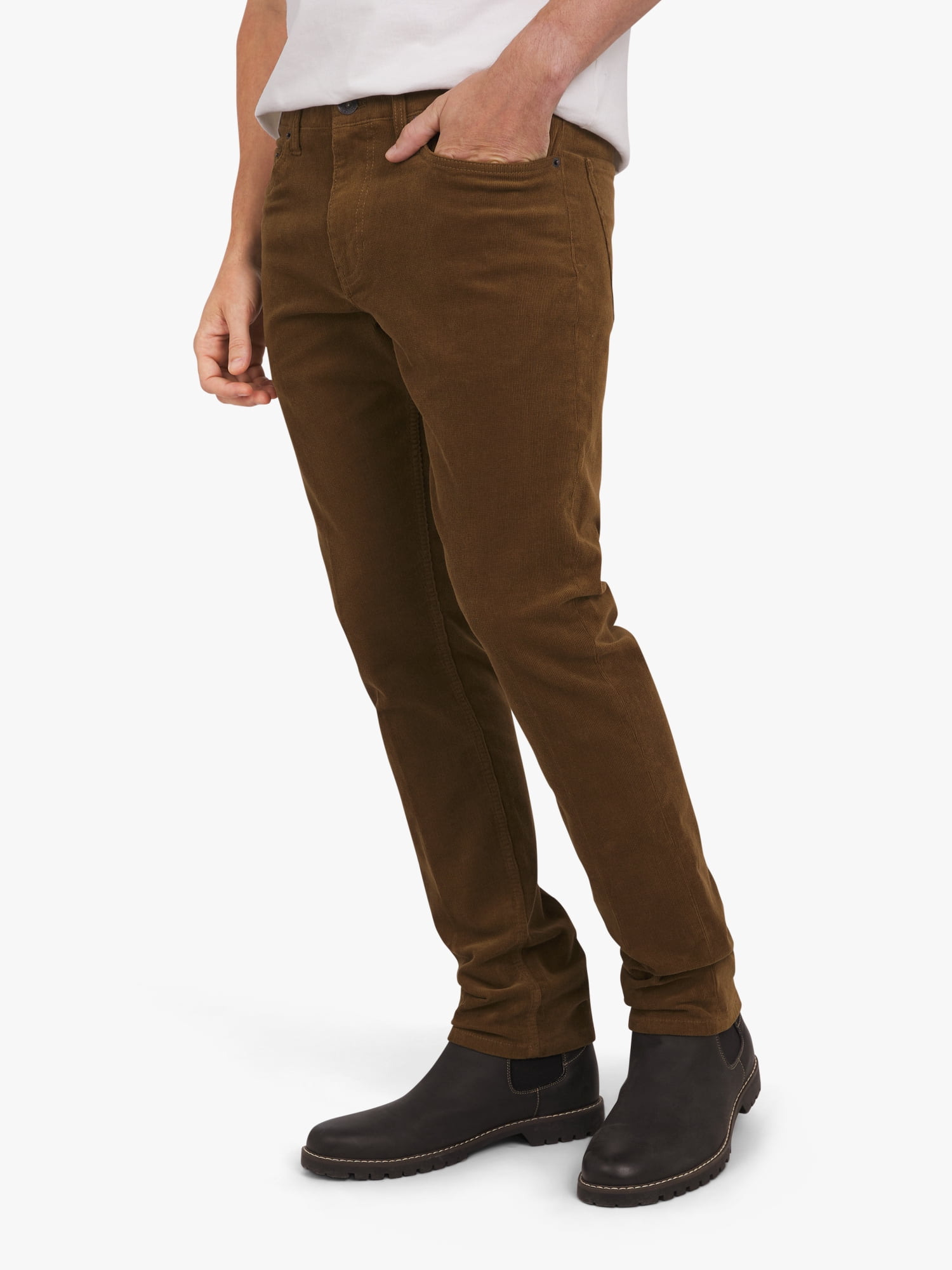 Chaps Men's & Big Men's 5 Pocket Corduroy Pant, Inseam 30" Sizes 32-42