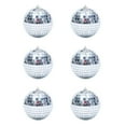 thumbnail image 1 of 12 Pcs/6Pcs  Disco Ball Decoration Mirror Ball Ornament for Party Christmas  Tree Home Decoration, 1 of 7