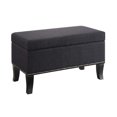 thumbnail image 5 of Convenience Concepts Designs4Comfort Winslow Storage Ottoman in Black Fabric, 5 of 5