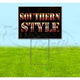 thumbnail image 1 of Southern Style (18" x 24") Yard Sign, Includes Metal Step Stake, 1 of 6