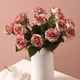 thumbnail image 4 of Simulación de rosa hidratante, decoración del hogar, accesorios de boda, flor falsa, simulación de flor, rama única, sensación de tela de seda hidratante, rosa, 4 of 5