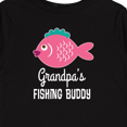 thumbnail image 4 of Inktastic Grandpa Fishing Buddy Girls Fish Girls Long Sleeve Toddler T-Shirt, 4 of 5