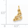 thumbnail image 2 of 14K Yellow Gold 14ky Casted Initial A Charm, 2 of 2