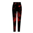 thumbnail image 3 of Dezsed Halloween Leggings Leggings For Women High Waist Stretchy Warm Thermal Pants Elastic Leggings Pants Red L, 3 of 4