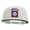 White, variant on 82nd Airborne Military Embroidered 5 Panel Flat Bill Twill Snapback Solid Cap - Dk Grey OSFM