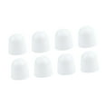 thumbnail image 3 of Siruishop 8 Pieces Toilet Seat Floor Bolt Caps Practical Screw Trim Cover for Home Use White, 3 of 8
