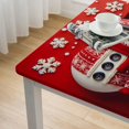 thumbnail image 4 of nygtbtfer Christmas Tablecloth , Red Washable Table Cover for Party Picnic Dinner Decor White, 4 of 7