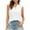 White, variant on Scyoekwg Dressy Tops for Women Casual Sleeveless Tank Tops Summer Trendy Notch Neck Eyelet Tunic Shirts Solid Color Loose Blouses (Yellow,L)