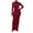 Wine, variant on yillto Plus Size Dress for Women's Crewneck Sleeveless Tiered Dresses Casual Basic Solid Color Loose Sundress