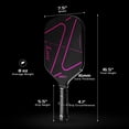 thumbnail image 6 of Luzz Pickleball Attack Paddle(16mm)T700 Carbon Fiber Friction Surface Thermoformed Intermediate Advanced ZZ Racket, 6 of 8