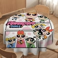 thumbnail image 4 of The Powerpuff Girls Round Tablecloth Print Decorative Table Cover Washable Table Cloths for Dining Party Picnic 50x50in, 4 of 8