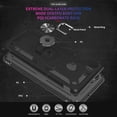 thumbnail image 3 of Samsung A21 Phone Case, Galaxy A21 Phone Case with Screen Protector, Military Grade Protective Cases with Ring for Samsung Galaxy A21 (Black), 3 of 12