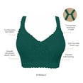 thumbnail image 5 of PARFAIT Women's Adriana Wire-Free Lace Bralette - Emerald - 32D, 5 of 6