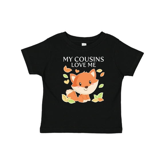 Inktastic My Cousins Love Me Little Fox Boys or Girls Baby T-Shirt