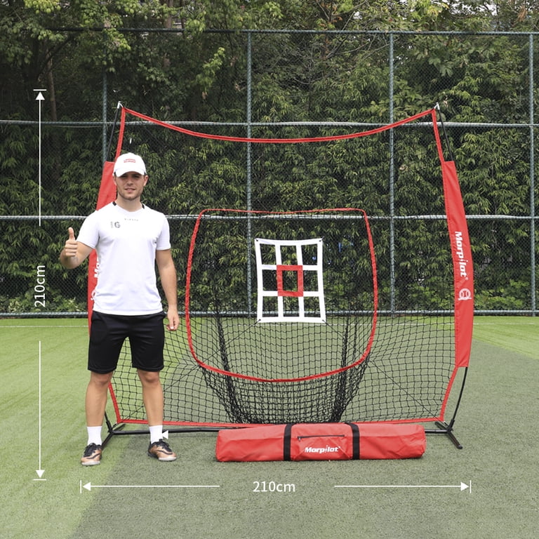 Storgem 6'X6' Baseball Softball Practice Net, Portable Baseball Net for Batting, Hitting, Pitching and Fielding, with Carry Bag, Strike Zone and Bow Frame, Great for Kids Adult Youth Storgem 6'X6' Baseball Softball Practice Net, Portable Baseball Net for Batting, Hitting, Pitching and Fielding, with Carry Bag, Strike Zone and Bow Frame, Great for Kids Adult Youth