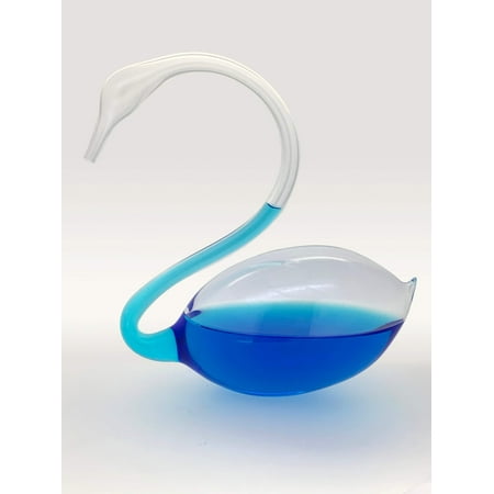 Goethe Weather Ball Barometer - 6.5" Tall Glass Swan