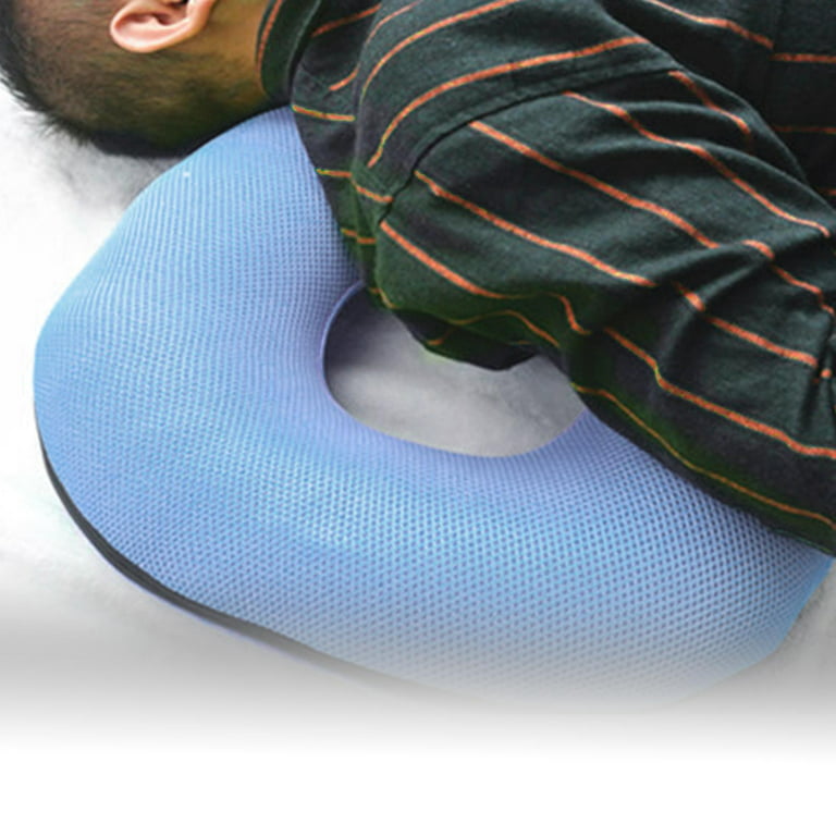 Donut Pillow Tailbone Hemorrhoid Cushion Waterproof Easy Sores Memory Foam Pain Seat for Cushions Hip The Elderly , Multi, Size: 4.72 x 0.87, Green