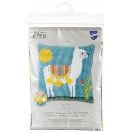 

Vervaco Needlepoint Cushion Top Kit 16 X16 -Llama Stitched In Yarn