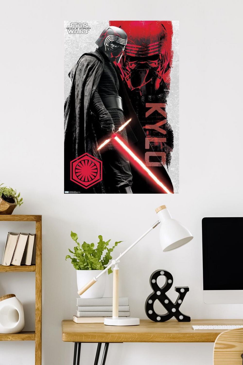 Star Wars: The Rise Of Skywalker - Kylo Ren Wall Poster, 22.375" x 34"