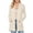 Beige, variant on Women Lightweight Summer Cardigans Open Front Casual Solid Color Long Sleeve Knit Sweater Cover Up with Pockets