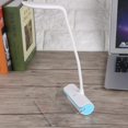thumbnail image 2 of Lampe de Lecture de Bureau USB à Capteur Tactile Dimmable avec Tableau de Messages Bleu, 2 of 8