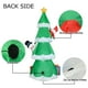 thumbnail image 3 of Árbol verde de decoración inflable de Navidad de 9 pies con luces LED, 3 of 7