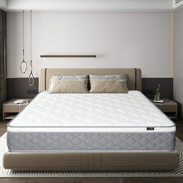 CHEVNI 12 inch Twin Mattress,Medium Firm Hybrid Mattresses in a Box