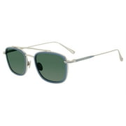 John Varvatos V529STO52 Mirrored Square Sunglasses Green/Blue