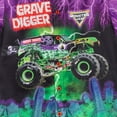 thumbnail image 3 of Monster Jam Grave Digger Toddler Boys Hawaiian Button Down Shirt Toddler to Big Kid, 3 of 5
