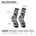 thumbnail image 2 of KLL Video Game Print Cool Socks Men's Women's Crew Socks Funny Crazy Novelty Stockings, 2 of 6
