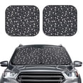 thumbnail image 2 of Balery Dog Paw Parasol para parabrisas de coche de 2 piezas | Parasol plegable para parabrisas delantero de coche para la mayoría de sedanes-Small, 2 of 6