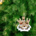 thumbnail image 4 of Árbol De Navidad Personalizado Ciervo Reno Versión Familiar Colgante 2021 Adorno De Regalo De Invierno Inevent HA044215-01, 4 of 5