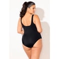 thumbnail image 2 of Swimsuits for All Women's Chlorine Resistant Square Neck Tummy Control One Piece Swimsuit, 2 of 6